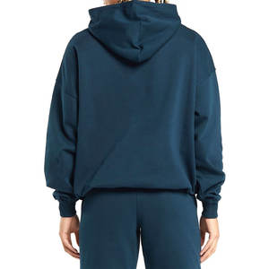 Derniers sweats à capuche surdimensionnés pour femmes sweats à capuche pour femmes à la mode nouveau style de sweats à capuche en coton vêtements actifs couleur unie haute qualité sweats à capuche pour femmes - Product Image 4