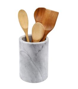 Porta Cubiertos de Mármol de Excelente Calidad, 100% Artesanía India, Forma Redonda para Hogar, Hotel, Restaurante, Vajilla - Product Image 3