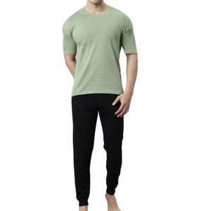 ผู้จัดจำหน่ายชุดนอนผู้ชายชุดชุดนอนผ้าฝ้ายผ้าไหม - Product Image 6