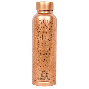 ขวดน้ำทองแดงบริสุทธิ์ที่ทันสมัยภาชนะทำด้วยมืออายุรเวทประโยชน์ต่อสุขภาพพกพาง่ายสำหรับกีฬาฟิตเนสโยคะสไตล์โรงเรียน - Product Image 5