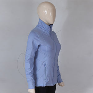 Chaquetas Deportivas Impermeables de Invierno para Mujer, de Secado Rápido, con Cuello Alto, Cierre Frontal con Logotipo y Bolsillos, Más Vendidas - Product Image 2