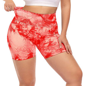 Pantalones cortos ligeros de algodón 100% para mujer Gimnasio Actividad Fitness Color personalizado Impreso Own Your Design Shorts - Product Image 1