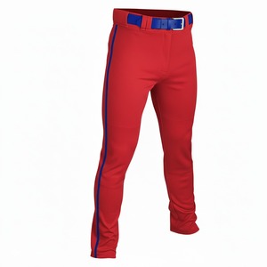 Pantalon de baseball long grande taille pour jeunes hommes, taille élastique, design extensible, impression par sublimation, personnalisation de l'identité d'équipe - Product Image 2