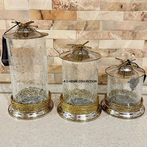 Luxury Look Elegant Bird <b>Lid</b> Storage Jar with Metallic Finish Airtight Premium Design for Stylish Kitchen <b>Decor</b> Set Of 4 - Product Image 6