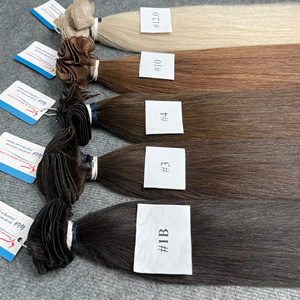 Réapprovisionnez-vous maintenant! Cheveux humains vietnamiens Extensions de cheveux de haute qualité Beaux cheveux de trame attachés à la main Beaucoup de couleurs faciles à appliquer - Product Image 4