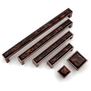 Boutons de porte de placard en pierre de forme personnalisée de 2 pouces avec finition hautement polie, couleur et taille personnalisées, fabriqués en Inde - Product Image 3