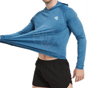 Nouveau design Meilleure vente sweats à capuche de fitness pour hommes bas quantité minimale de commande vente en gros de sweats à capuche de fitness pour hommes - Product Image 4