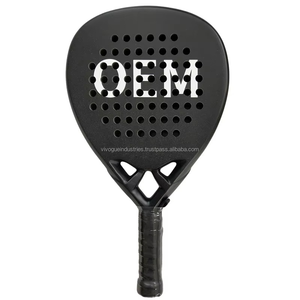 Raquettes de padel portables en forme de diamant, design personnalisé OEM, fibre de carbone 18K, raquettes de padel personnalisées en gros - Product Image 5