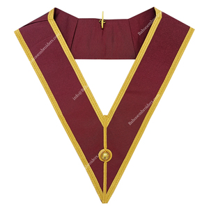 Athelstan Provincial Unisex Adulto Iglesia Collar Bordado Granate Cinta Orden DE LA Provenza Appare - Product Image 1