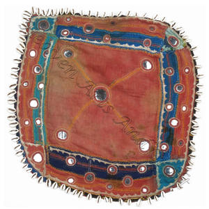 Vintage Banjara Embroidery Patch Indian Embellished Decor Clothing Indian <b>Mirror</b> Kutch Tribal Boho Embroidery Square Ethnic Sew - Product Image 1