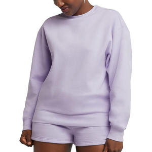 High Quality Crewneck Oversized <b>Women's</b> Sweatshirt cotton blended Fleece Sweatshirt Heavyweight Sweatshirt for <b>Women</b> - Product Image 3