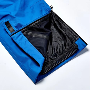 Combinaison de ski professionnelle imperméable, coupe-vent, anti-UV, respirante, deux pièces, fermeture éclair, grande taille, vêtements d'hiver pour adultes unisexes - Product Image 3