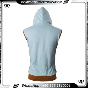 Muscle Men Tank Tops <b>Cut</b> <b>Off</b> T Shirt Workout Sport Men Gym Sleeveless Workout Hoodie - Product Image 4