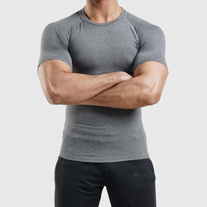 Custom Mens Gym Clothing Quick Dry <b>Under</b> Base <b>Layer</b> Compression Sports Tops Gym T Shirt Compression Wears - Product Image 1