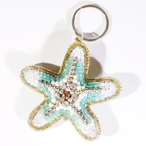 Llavero de cuentas de semillas hecho a mano, elegante, con abalorios, para monedero, regalo artesanal - Product Image 5