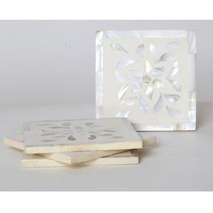 Sous-verres de vadrouille texturés artistiques avec finition lisse parfaits pour les salles à manger, les salons et les paramètres de décoration de cuisine - Product Image 1