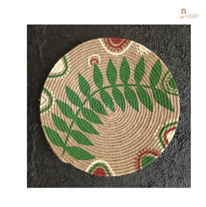 Handmade Jute Printed <b>Placemat</b> Customized <b>Coaster</b> Hanging Wall Art Outdoor Wedding - Product Image 2