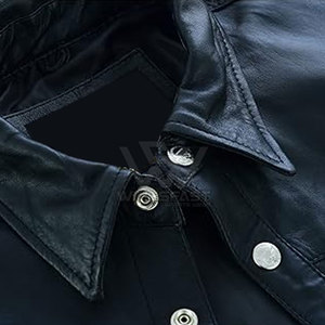 เสื้อลำลองคุณภาพสูงของผู้ชายเสื้อผ้าแนวสตรีทสีทึบออกแบบออกแบบตามสั่งระบายอากาศ - Product Image 5