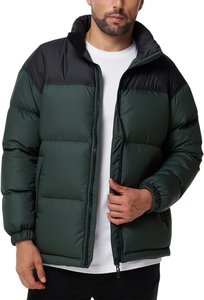 Veste d'hiver matelassée pour homme en toile, couleur unie, décontractée, de haute qualité, épaisseur standard, vestes pour homme, prix raisonnable - Product Image 3