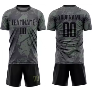 Camisetas de Fútbol Personalizadas por Sublimación, Uniforme de Fútbol Local/Visitante, 100% Poliéster, Antibacteriano, Secado Rápido, Elástico, Transferencia de Calor - Product Image 2