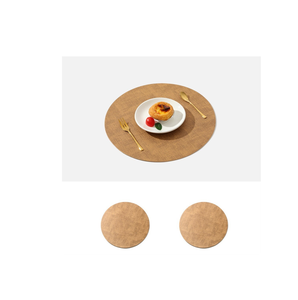 100% Best Quality Leather Plate Dinner Mats and Customized Size <b>Cheap</b> Price and Handmade Use for at Best Price - Product Image 6