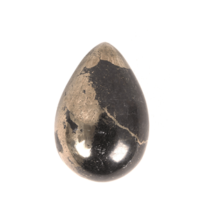 คริสตัลไข่ไพไรต์ธรรมชาติสำหรับตกแต่งบ้านและปรับสมดุลพลังงานให้เป็นรูปจักระ - Product Image 2