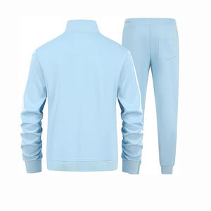 Survêtements athlétiques respirants pour hommes avec fermeture éclair conçus pour le mouvement Idéal pour la course à pied et le style de vie actif Porter un survêtement ODM - Product Image 6