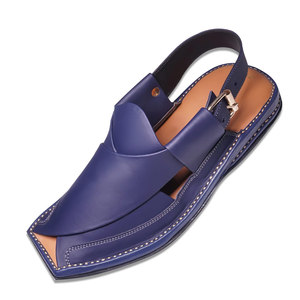 Tela de alta calidad Color sólido hombres Peshawari Chappal cuero genuino Peshawari Chappal para la venta - Product Image 2