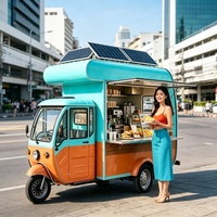 Chariot pliable léger avec brasseuse et yuzu pour le service alimentaire des foires d'été japonaises
