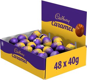 Cadbury Caramel <b>Egg</b> Single (Pack of 48). Easter, <b>Egg</b> Hunt, Thank you Gift, Present, Caramel Filled <b>Chocolate</b> <b>Eggs</b> OFFICIAL - Product Image 4