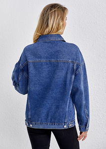Nouvelle veste en jean pour femmes en tissu de qualité supérieure Veste en jean entièrement personnalisée, respirante, de dernière conception à prix raisonnable - Product Image 2