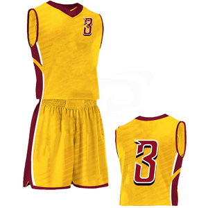 Custom Reversible <b>Basketball</b> Jersey and <b>Shorts</b> Set for Men with Team Name Number and Logo Sublimated Sports Uniform Kit - Product Image 3