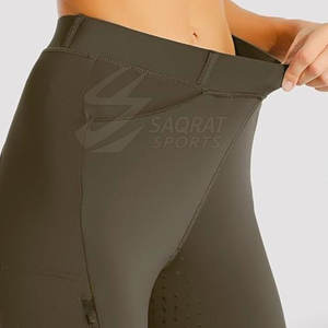 Elegantes mallas ecuestres para mujer con práctico diseño de bolsillo Pantalones de equitación de alto rendimiento con ajuste sin costuras - Product Image 4
