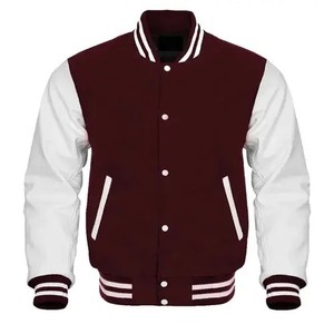 OEM Custom Men's Embroidery <b>Patch</b> Warm College <b>Jacket</b> Bomber Letterman Varsity CollegeBaseballjacket for men - Product Image 2