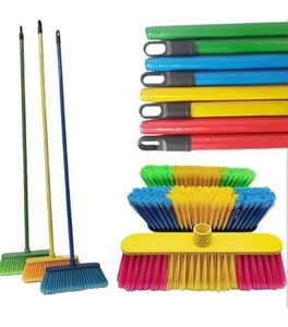 SWEET Daily Home <b>Floor</b> Cleaning Soft PET <b>Mop</b> Broom and Dustpan Set with Long Handle - Product Image 1