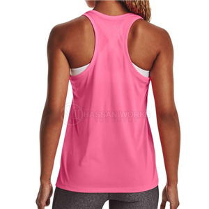 Camiseta sin Mangas de Alta Calidad para Mujer, Ropa Deportiva para Gimnasio, Personalizable con Logotipo Frontal, 100% Algodón, Secado Rápido - Product Image 4