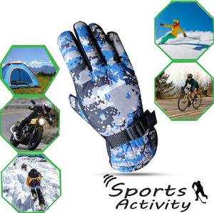 Custom Winter Ski <b>Gloves</b> <b>Touchscreen</b> Quick Dry Outdoor Wrist Length Polyester Cotton Thermal Tactical Driving <b>Gloves</b> - Product Image 3
