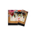 ผ้าคลุมไหล่พิมพ์ลายดิจิทัลทรงสี่เหลี่ยมผืนผ้าสีเบจขอบโพลีเอสเตอร์ - Product Image 3