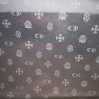 Papier de soie noir imprimé personnalisé, directement de l'usine, pour l'emballage de vêtements et de produits de soin avec logo