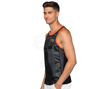 Respirant décontracté grande taille hommes Gym débardeur haute qualité vêtements d'entraînement en gros - Product Image 3