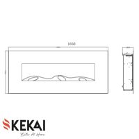 Mur ou Table de cheminée électrique décorative avec Simulation de feu kabucky | Produits de chauffage | Meubles de maison d'espagne