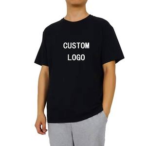 Camisetas lisas de algodón y poliéster de 200gsm a precio barato, camisetas a granel con estampado de logotipo personalizado, camisetas para hombre lisas - Product Image 1