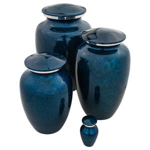 Shiny Black Aluminum Cremation Urns for Burial Memorial <b>Funeral</b> <b>Supplies</b> Human Ashes Large Adult Cremation Urns - Product Image 4