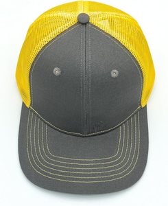 Chapeaux de camionneur vierges personnalisés contraste de couleur maille marque logo patchs brodés casquettes Snapback extérieur décontracté Performance unisexe - Product Image 2