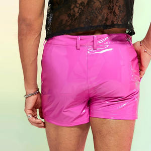 Short en cuir respirant de haute qualité pour hommes grande taille décontracté Streetwear motif solide vêtements de mode - Product Image 2