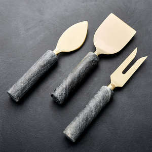 Juego de herramientas de cuchillo de queso con mango negro único de lujo de gran oferta para Pizza de queso - Product Image 6
