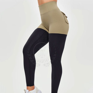 Leggings para Mujer a Precio de Fábrica, Más Vendidos, de Alta Calidad, con Logotipo Personalizado, Cintura Elástica, Color Sólido, Largos, para Yoga - Product Image 4