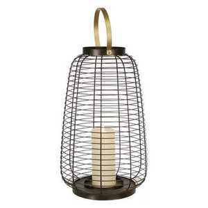 Lanterne en métal tendance pour bougie chauffe-plat, idéale pour la décoration intérieure et extérieure, sur table, au sol ou dans le jardin. - Product Image 6