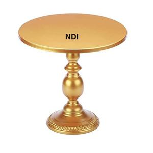 Soporte de pastel de acabado chapado en oro decorativo hecho a mano de calidad Superior soporte de servidor de pastel de cumpleaños para fiestas celebración - Product Image 1