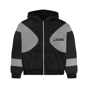 100% alta calidad venta al por mayor precio barato Rosa serigrafía chándales personalizados conjuntos de dos piezas con capucha y pantalones conjuntos - Product Image 3